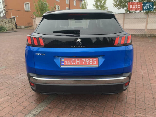 Синий Пежо 3008, объемом двигателя 1.5 л и пробегом 159 тыс. км за 22700 $, фото 11 на Automoto.ua