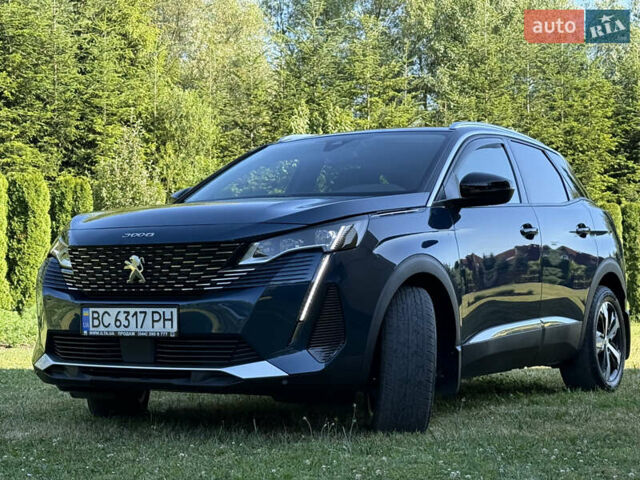 Синий Пежо 3008, объемом двигателя 2 л и пробегом 18 тыс. км за 33750 $, фото 1 на Automoto.ua