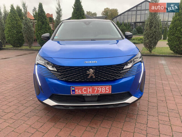 Синий Пежо 3008, объемом двигателя 1.5 л и пробегом 159 тыс. км за 22700 $, фото 4 на Automoto.ua