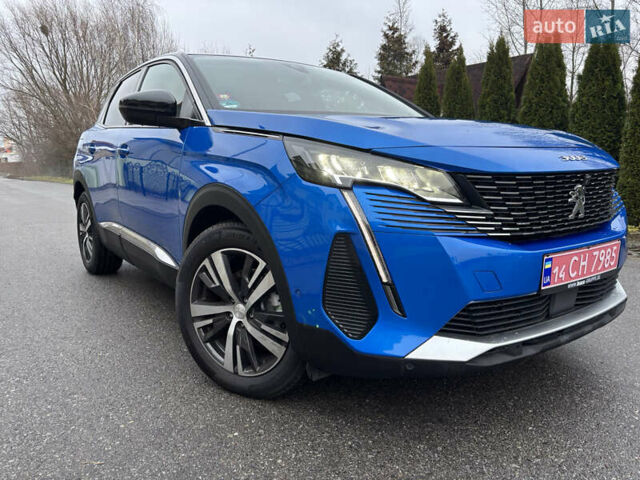 Синій Пежо 3008, об'ємом двигуна 1.5 л та пробігом 159 тис. км за 22700 $, фото 1 на Automoto.ua