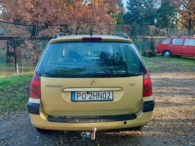 Бежевый Пежо 307, объемом двигателя 2 л и пробегом 370 тыс. км за 1600 $, фото 4 на Automoto.ua