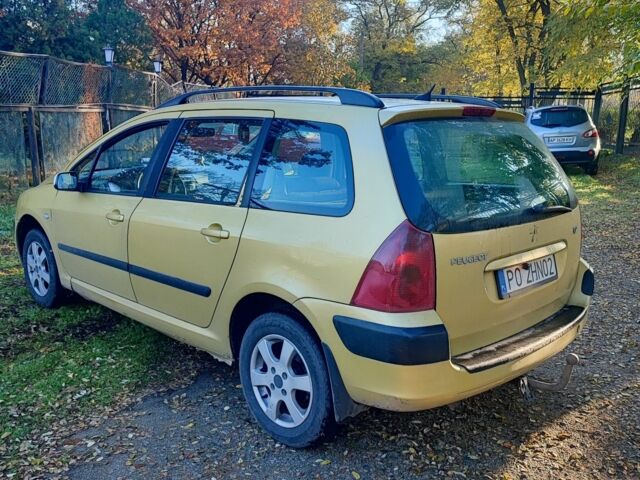 Бежевый Пежо 307, объемом двигателя 2 л и пробегом 370 тыс. км за 1600 $, фото 3 на Automoto.ua
