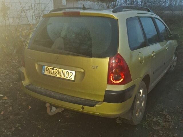 Бежевий Пежо 307, об'ємом двигуна 2 л та пробігом 370 тис. км за 2000 $, фото 3 на Automoto.ua