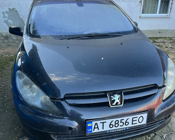 Черный Пежо 307, объемом двигателя 1.59 л и пробегом 280 тыс. км за 1000 $, фото 3 на Automoto.ua