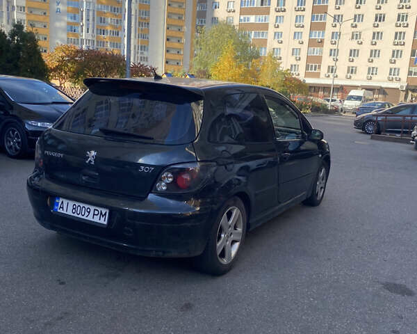 Чорний Пежо 307, об'ємом двигуна 2 л та пробігом 278 тис. км за 2499 $, фото 1 на Automoto.ua