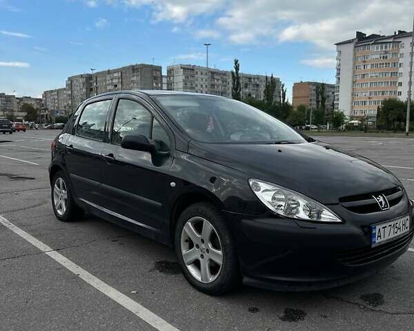 Черный Пежо 307, объемом двигателя 1.59 л и пробегом 280 тыс. км за 4100 $, фото 1 на Automoto.ua