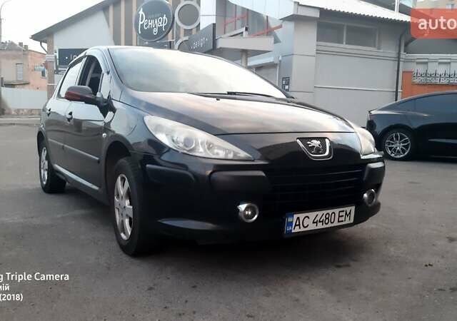 Черный Пежо 307, объемом двигателя 1.6 л и пробегом 240 тыс. км за 4400 $, фото 8 на Automoto.ua