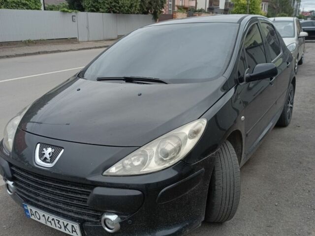 Черный Пежо 307, объемом двигателя 2 л и пробегом 300 тыс. км за 3800 $, фото 1 на Automoto.ua