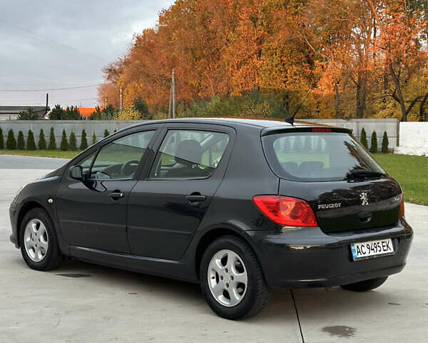 Пежо 307 2007 в Луцке на Automoto.ua Черный Пежо 307, объемом двигателя 1.6 л и пробегом 223 тыс. км за 4900 $, фото 4 на Automoto.ua