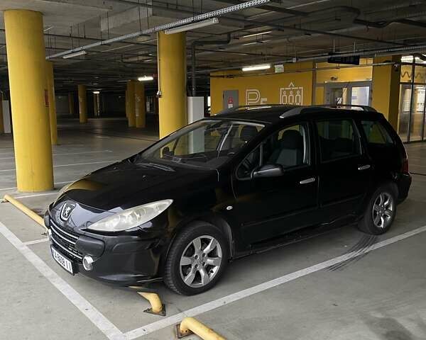 Черный Пежо 307, объемом двигателя 2 л и пробегом 280 тыс. км за 5500 $, фото 6 на Automoto.ua