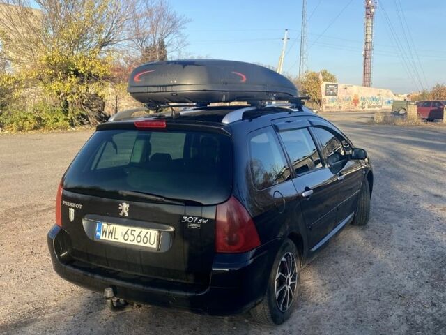 Чорний Пежо 307, об'ємом двигуна 2.2 л та пробігом 358 тис. км за 2700 $, фото 2 на Automoto.ua