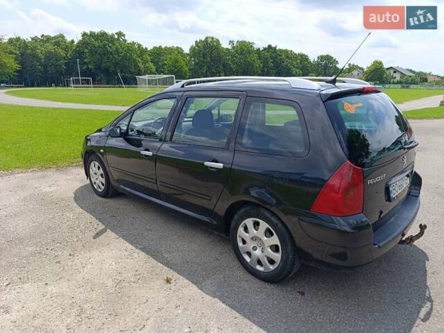 Черный Пежо 307, объемом двигателя 1.59 л и пробегом 227 тыс. км за 4500 $, фото 7 на Automoto.ua