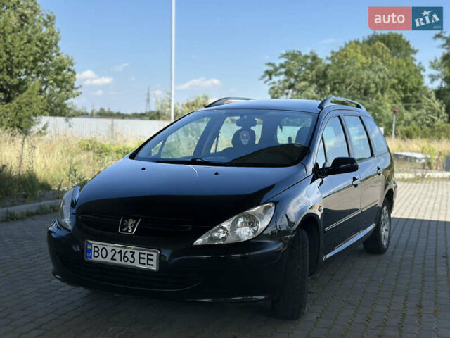 Черный Пежо 307, объемом двигателя 1.59 л и пробегом 250 тыс. км за 4250 $, фото 1 на Automoto.ua