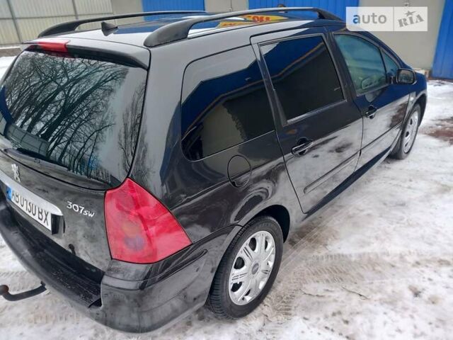 Чорний Пежо 307, об'ємом двигуна 2 л та пробігом 278 тис. км за 4700 $, фото 3 на Automoto.ua