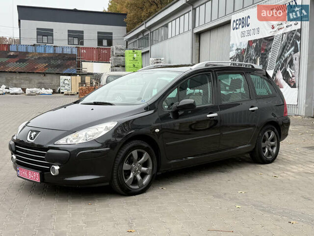 Чорний Пежо 307, об'ємом двигуна 1.6 л та пробігом 256 тис. км за 4700 $, фото 1 на Automoto.ua