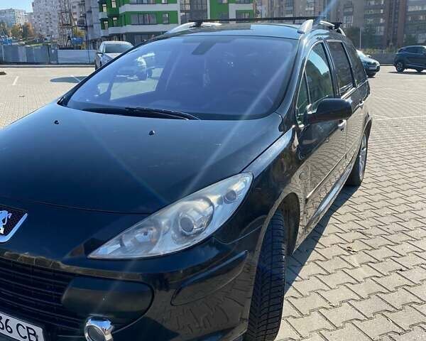 Чорний Пежо 307, об'ємом двигуна 2 л та пробігом 269 тис. км за 4500 $, фото 2 на Automoto.ua