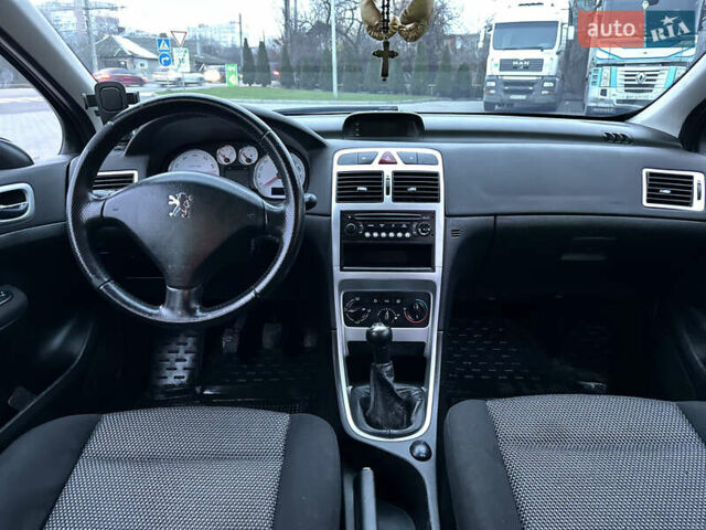 Черный Пежо 307, объемом двигателя 1.6 л и пробегом 263 тыс. км за 4499 $, фото 48 на Automoto.ua