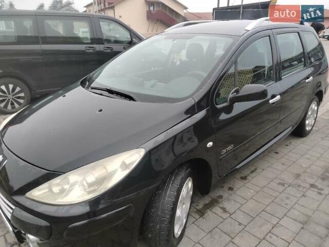 Черный Пежо 307, объемом двигателя 1.6 л и пробегом 347 тыс. км за 4440 $, фото 2 на Automoto.ua