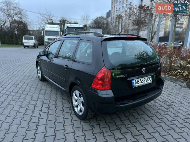 Черный Пежо 307, объемом двигателя 1.6 л и пробегом 263 тыс. км за 4499 $, фото 18 на Automoto.ua
