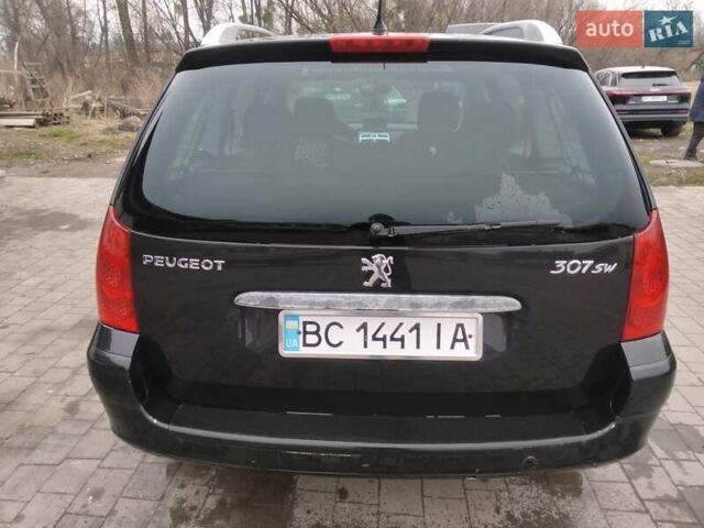 Черный Пежо 307, объемом двигателя 1.6 л и пробегом 347 тыс. км за 4440 $, фото 7 на Automoto.ua