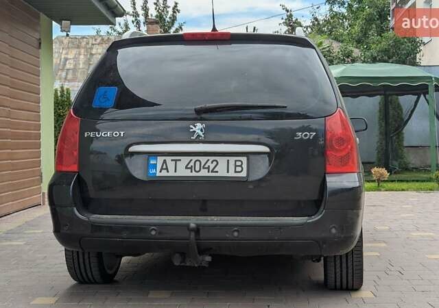 Чорний Пежо 307, об'ємом двигуна 1.6 л та пробігом 200 тис. км за 6200 $, фото 1 на Automoto.ua