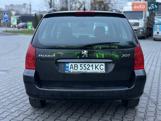 Черный Пежо 307, объемом двигателя 1.6 л и пробегом 263 тыс. км за 4499 $, фото 13 на Automoto.ua