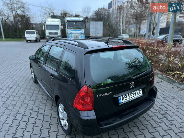 Черный Пежо 307, объемом двигателя 1.6 л и пробегом 263 тыс. км за 4499 $, фото 25 на Automoto.ua