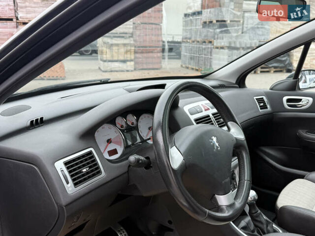 Чорний Пежо 307, об'ємом двигуна 1.6 л та пробігом 256 тис. км за 4700 $, фото 21 на Automoto.ua