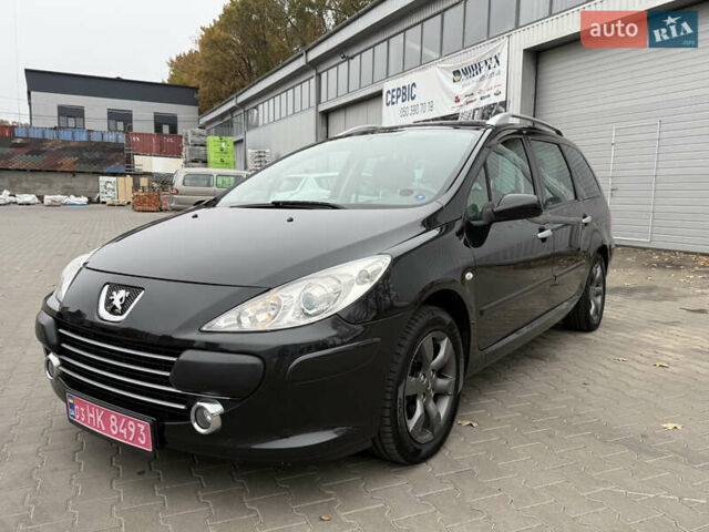 Чорний Пежо 307, об'ємом двигуна 1.6 л та пробігом 256 тис. км за 4700 $, фото 2 на Automoto.ua