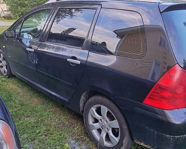 Чорний Пежо 307, об'ємом двигуна 1.56 л та пробігом 380 тис. км за 2500 $, фото 5 на Automoto.ua