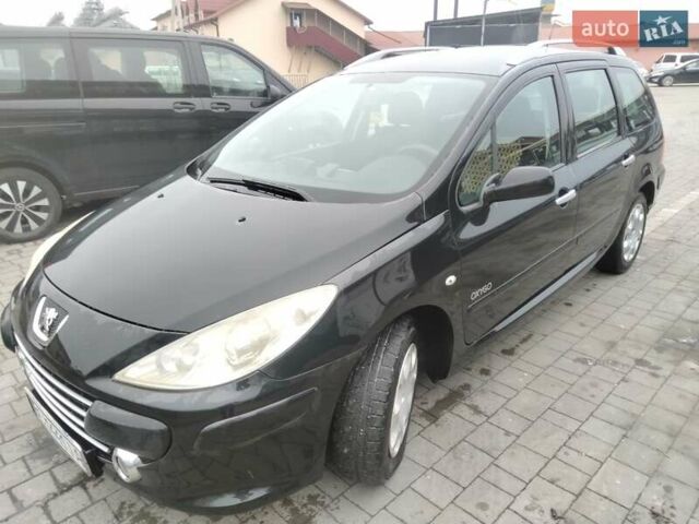 Черный Пежо 307, объемом двигателя 1.6 л и пробегом 347 тыс. км за 4440 $, фото 3 на Automoto.ua