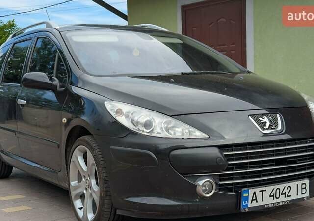 Чорний Пежо 307, об'ємом двигуна 1.6 л та пробігом 200 тис. км за 6200 $, фото 2 на Automoto.ua