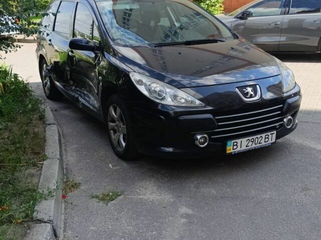 Чорний Пежо 307, об'ємом двигуна 2 л та пробігом 187 тис. км за 2600 $, фото 1 на Automoto.ua