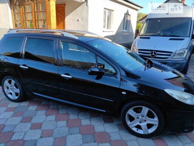 Чорний Пежо 307, об'ємом двигуна 1.6 л та пробігом 280 тис. км за 4300 $, фото 9 на Automoto.ua