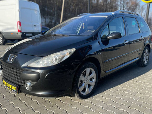 Чорний Пежо 307, об'ємом двигуна 1.6 л та пробігом 219 тис. км за 5700 $, фото 2 на Automoto.ua