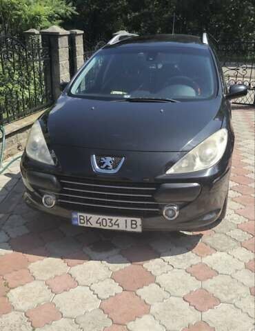 Чорний Пежо 307, об'ємом двигуна 1.6 л та пробігом 280 тис. км за 4300 $, фото 2 на Automoto.ua
