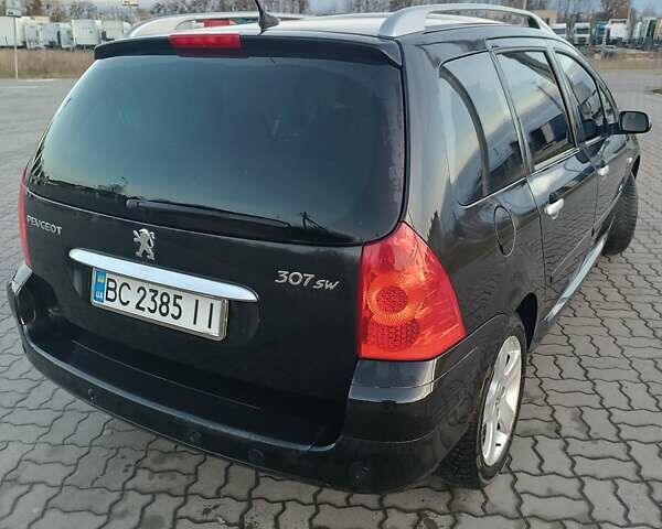 Черный Пежо 307, объемом двигателя 1.56 л и пробегом 328 тыс. км за 4700 $, фото 8 на Automoto.ua