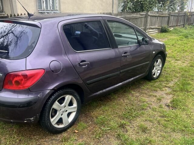 Фиолетовый Пежо 307, объемом двигателя 2 л и пробегом 350 тыс. км за 2500 $, фото 1 на Automoto.ua