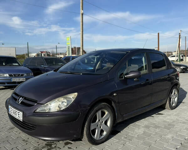 Фіолетовий Пежо 307, об'ємом двигуна 2 л та пробігом 262 тис. км за 3600 $, фото 1 на Automoto.ua