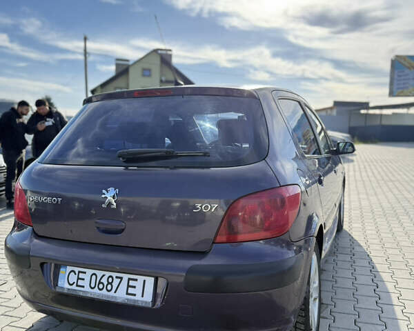 Фіолетовий Пежо 307, об'ємом двигуна 2 л та пробігом 262 тис. км за 3600 $, фото 4 на Automoto.ua