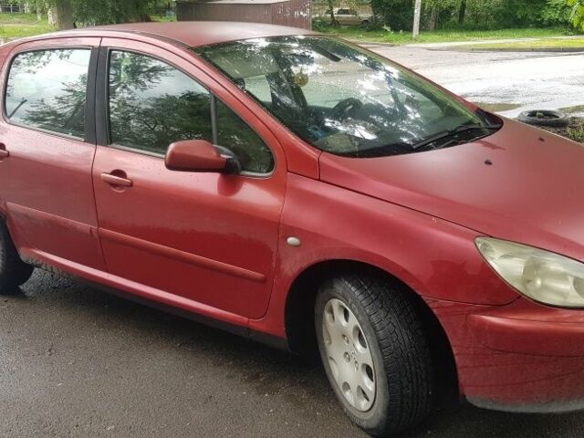 Червоний Пежо 307, об'ємом двигуна 1.6 л та пробігом 380 тис. км за 2300 $, фото 1 на Automoto.ua