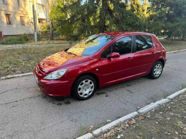 Червоний Пежо 307, об'ємом двигуна 1.6 л та пробігом 210 тис. км за 4200 $, фото 2 на Automoto.ua