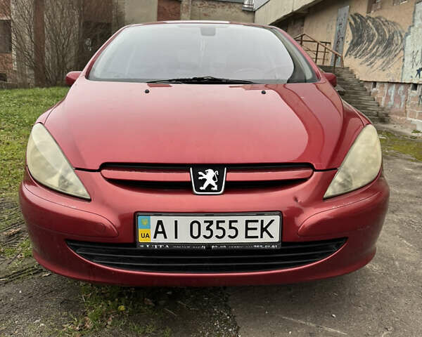 Красный Пежо 307, объемом двигателя 1.59 л и пробегом 155 тыс. км за 3900 $, фото 1 на Automoto.ua
