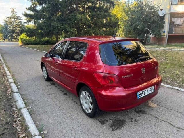 Червоний Пежо 307, об'ємом двигуна 1.6 л та пробігом 210 тис. км за 4200 $, фото 7 на Automoto.ua