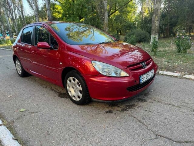 Червоний Пежо 307, об'ємом двигуна 1.6 л та пробігом 210 тис. км за 4200 $, фото 6 на Automoto.ua