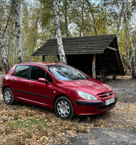 Красный Пежо 307, объемом двигателя 1.4 л и пробегом 199 тыс. км за 2900 $, фото 3 на Automoto.ua