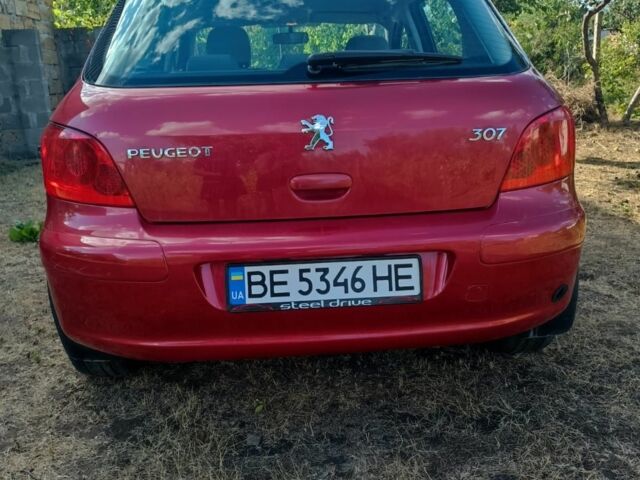 Красный Пежо 307, объемом двигателя 2 л и пробегом 159 тыс. км за 5000 $, фото 13 на Automoto.ua