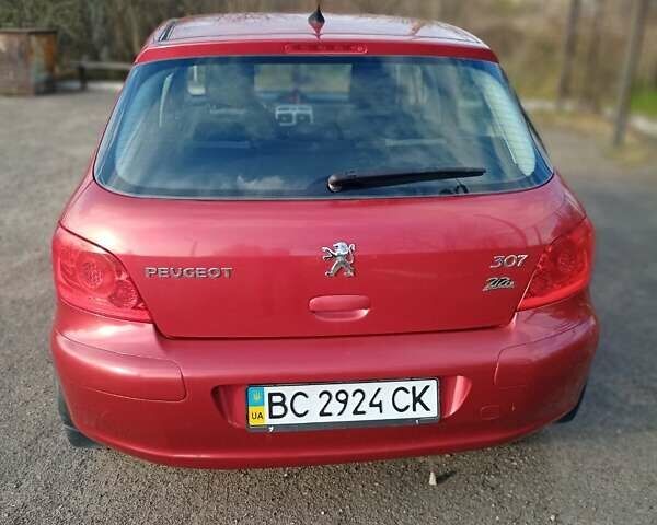 Червоний Пежо 307, об'ємом двигуна 1.59 л та пробігом 105 тис. км за 5000 $, фото 4 на Automoto.ua