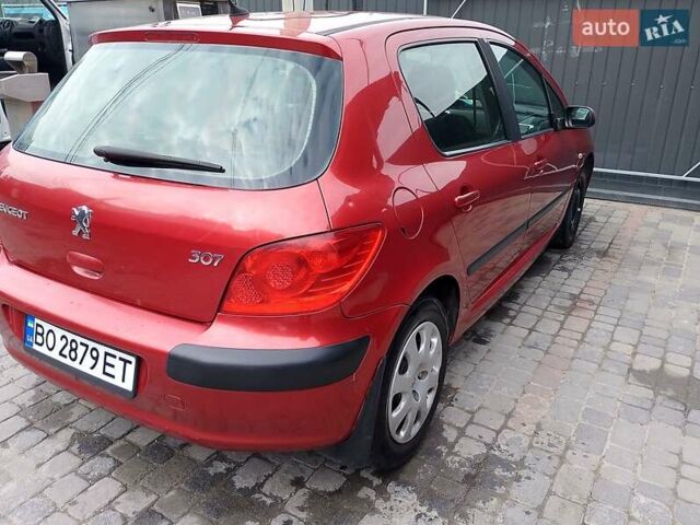Пежо 307 2006 в Тернополе на Automoto.ua Красный Пежо 307, объемом двигателя 1.59 л и пробегом 162 тыс. км за 3500 $, фото 3 на Automoto.ua