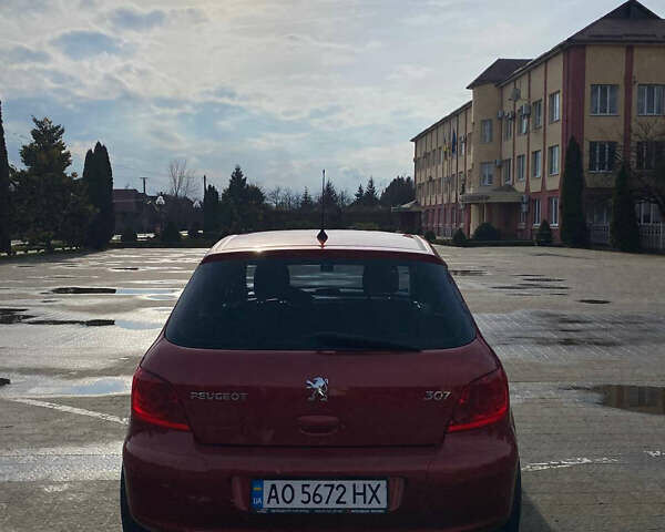 Червоний Пежо 307, об'ємом двигуна 1.59 л та пробігом 187 тис. км за 4990 $, фото 4 на Automoto.ua
